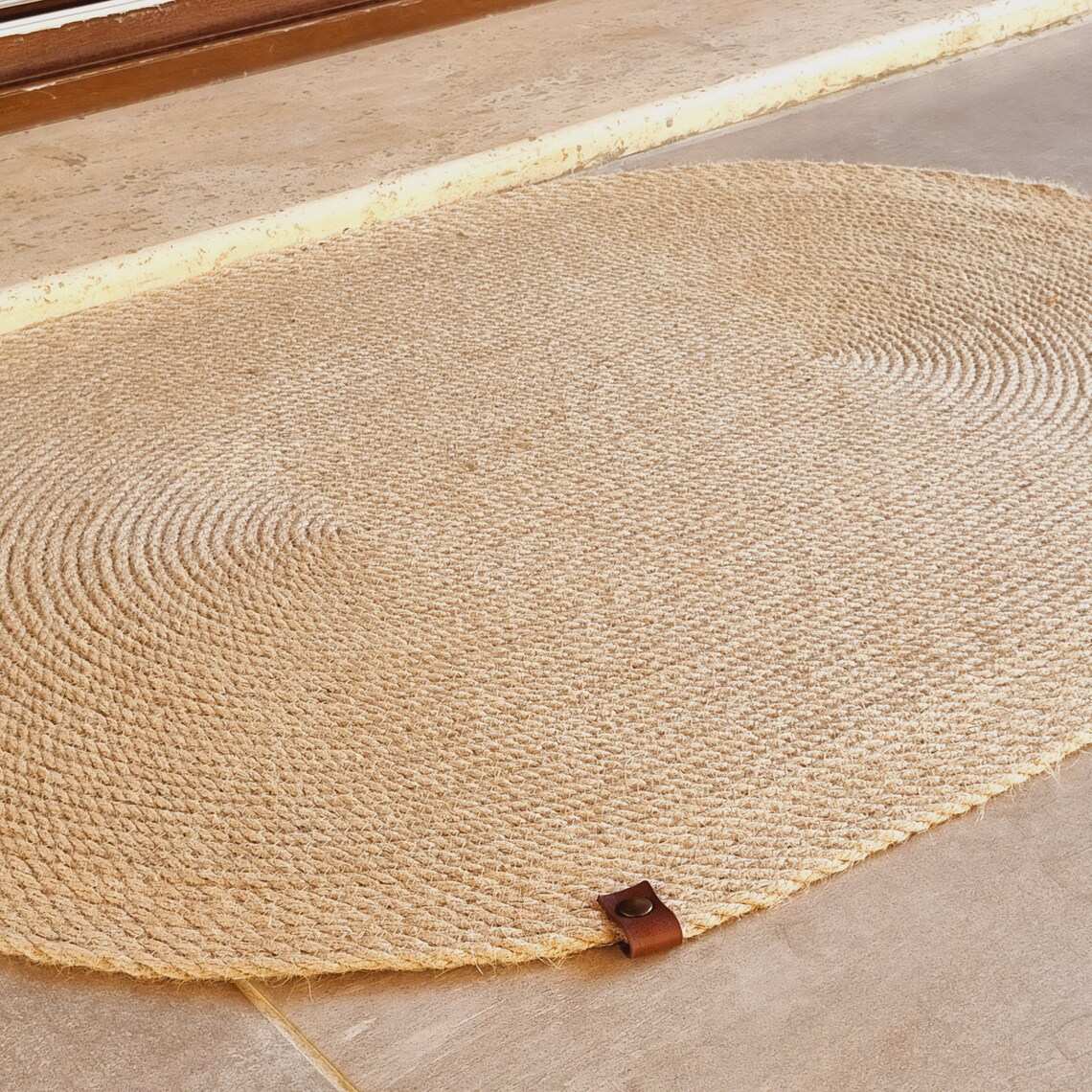 Jüt Paspas, Jüt Kapı Önü Paspası, Hasır Jüt Paspas, İskandinav Tarzı Paspas, Halı, Boho Paspas