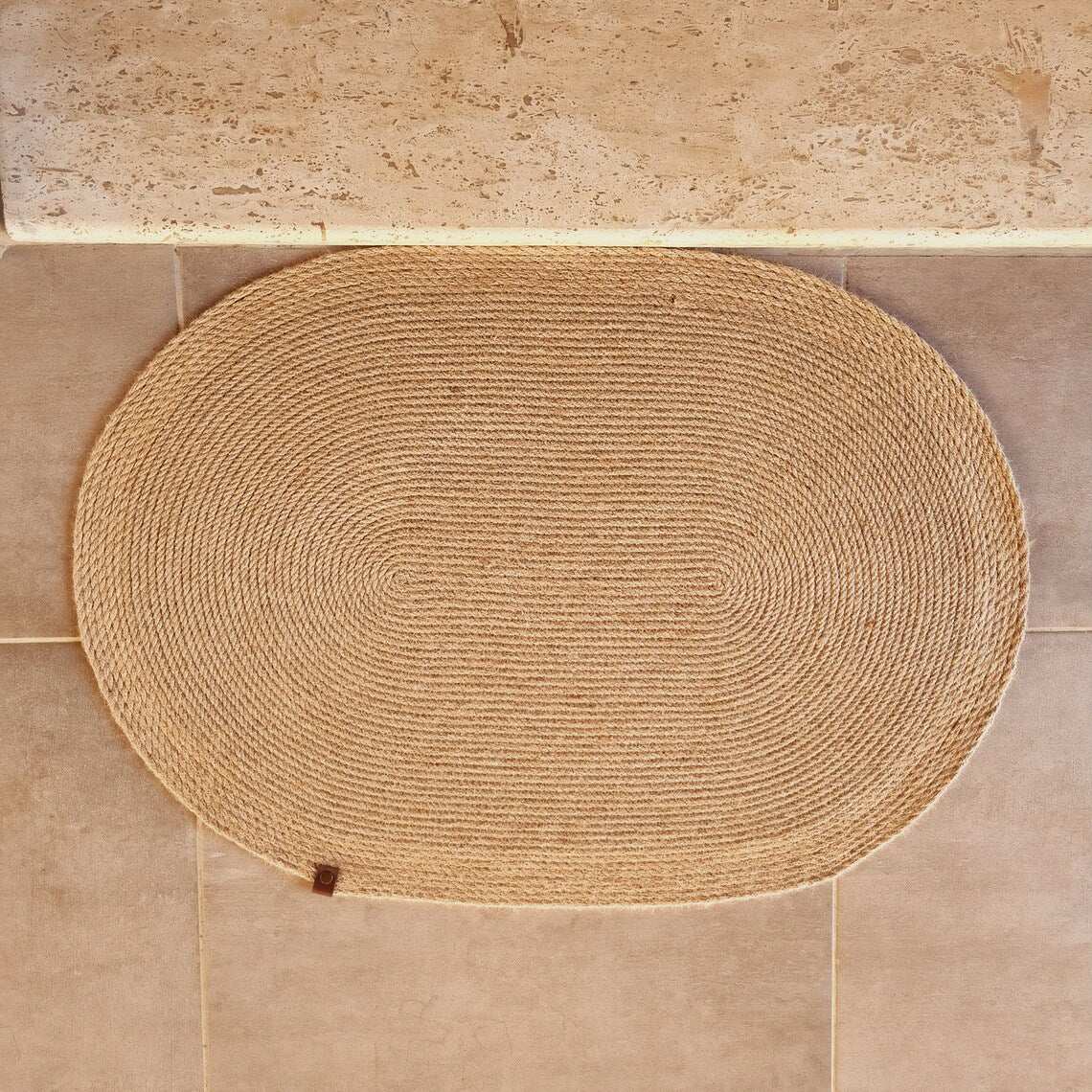Jüt Paspas, Jüt Kapı Önü Paspası, Hasır Jüt Paspas, İskandinav Tarzı Paspas, Halı, Boho Paspas